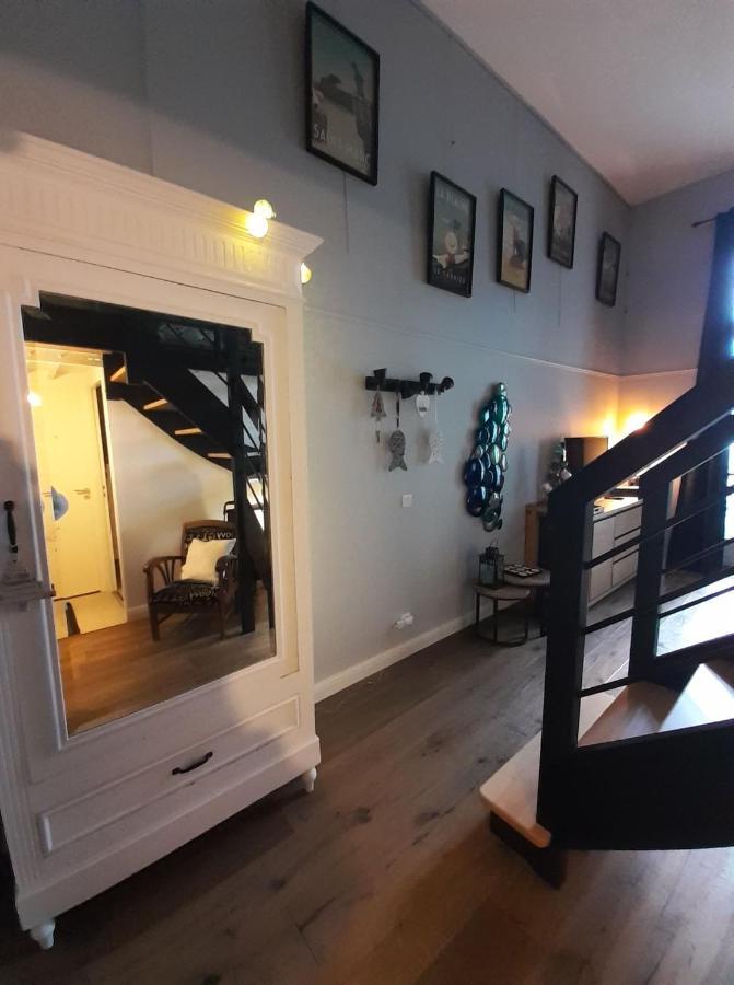 Charmant Studio En Duplex Esprit Loft Avec Balcon Vue Mer, Et Piscine Exterieure Le Croisic Exterior foto