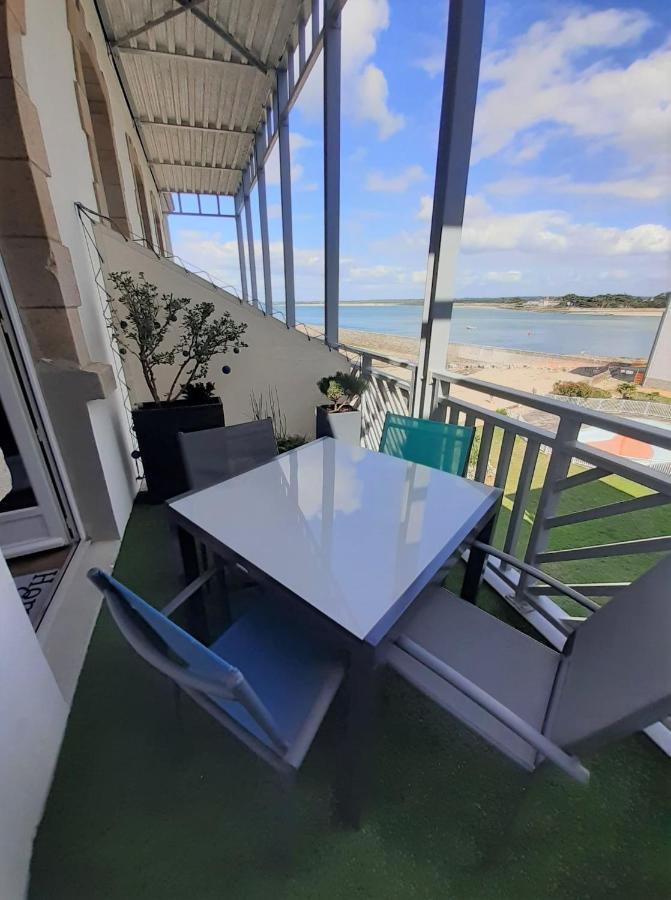 Charmant Studio En Duplex Esprit Loft Avec Balcon Vue Mer, Et Piscine Exterieure Le Croisic Exterior foto